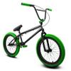 Elite BMX Bicycle 20 & 16" Freestyle Bike - Stealth and Peewee Model (Two Tone Black Green, 20") view 1