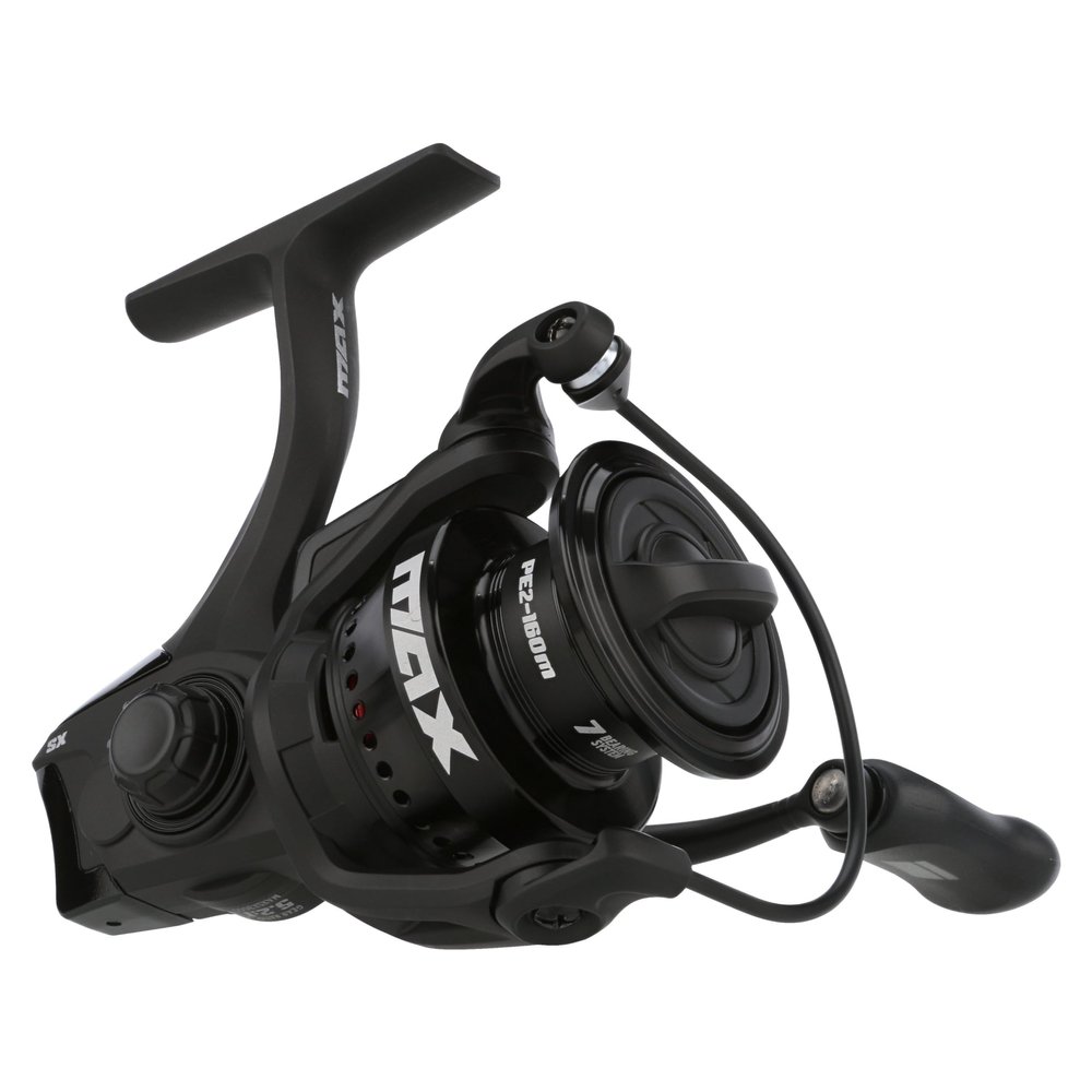 Abu Garcia Max SX Size 3000 Spinning Fishing Reel, High-Performance Freshwater Reel, A-Symmetric Carbon Frame and Rotor, Durable & Lightweight Construction, Max Drag of 14lb | 6.4kg