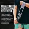 Bay Wrist Wraps Weightlifting Workout Wrist Brace - Adjustable, One Size Fits All - Comfort Wrist Wraps for Weightlifting with Thumb Loop, Lifting Wrist Strap in Diabolic Skeletons - 18" Wrist Wrap view 2