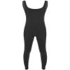 Vxuxlje Men's One Piece Athletic Unitard Square Neck Bodysuit Gymnastics Leotard Tight Jumpsuits Black X-Large view 3