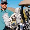 STICKIT Magnetic Fairway Woods/Hybrids Head Cover - Grey Paisley | Premium Leather Golf Accessory with Industrial Magnetic for Easy Attachment | Fits Most Fairway Woods, Metals and Hybrids view 3