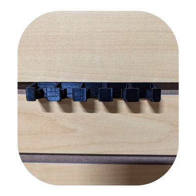 Hammy3DPrints Mount for Mark II/III/IV and 22/45 Mags - Slatwall | Magazine Holder Storage Rack (22/45, Decorative Dyn. Slotwall)