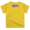 Alex Bregman LSU Tigers MLBPA Officially Licensed Dripping T-Shirt Gold view 2