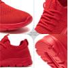 YITUHIO Mens Sneakers Walking Tennis Shoes Lace-up Shoes for Runner Standing All Day Work Light Weight,Red,Mens Size 13.5 view 4