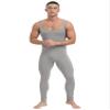 Vxuxlje Men's One Piece Athletic Unitard Square Neck Bodysuit Gymnastics Leotard Tight Jumpsuits Dark Gray XX-Large view 1