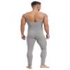 Vxuxlje Men's One Piece Athletic Unitard Square Neck Bodysuit Gymnastics Leotard Tight Jumpsuits Dark Gray XX-Large view 2