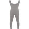 Vxuxlje Men's One Piece Athletic Unitard Square Neck Bodysuit Gymnastics Leotard Tight Jumpsuits Dark Gray XX-Large view 3