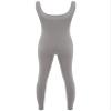 Vxuxlje Men's One Piece Athletic Unitard Square Neck Bodysuit Gymnastics Leotard Tight Jumpsuits Dark Gray XX-Large view 4