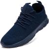 YITUHIO Mens Running Shoes Lace-up Cushion Sneakers for Walking, Runner,Tennis Shoes,Blue,Mens Size 9.5 view 1