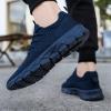 YITUHIO Mens Running Shoes Lace-up Cushion Sneakers for Walking, Runner,Tennis Shoes,Blue,Mens Size 9.5 view 2