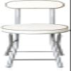 CukUJH Folding Chair High Stool Folding Folding Bar Chair Soft Cushion Bar Chair Steel Folding Chair Folding Chair High Chair view 1