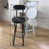 CukUJH Folding Chair High Stool Folding Folding Bar Chair Soft Cushion Bar Chair Steel Folding Chair Folding Chair High Chair view 3