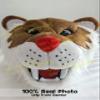 Sabertooth Tiger Mascot Costume Adult Size for Men & Women with Built-in Fan Inside the Head view 2
