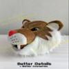 Sabertooth Tiger Mascot Costume Adult Size for Men & Women with Built-in Fan Inside the Head view 3