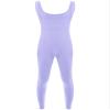 Vxuxlje Men's One Piece Athletic Unitard Square Neck Bodysuit Gymnastics Leotard Tight Jumpsuits Lavender 3X-Large view 3