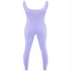 Vxuxlje Men's One Piece Athletic Unitard Square Neck Bodysuit Gymnastics Leotard Tight Jumpsuits Lavender 3X-Large view 4