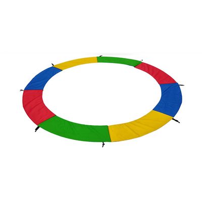 Safety Spring Cover 6FT-16FT Trampoline Replacement Pad Safe Water Resistant Round Spring Protection Cover,14FT-4.27m,Multi-Colored