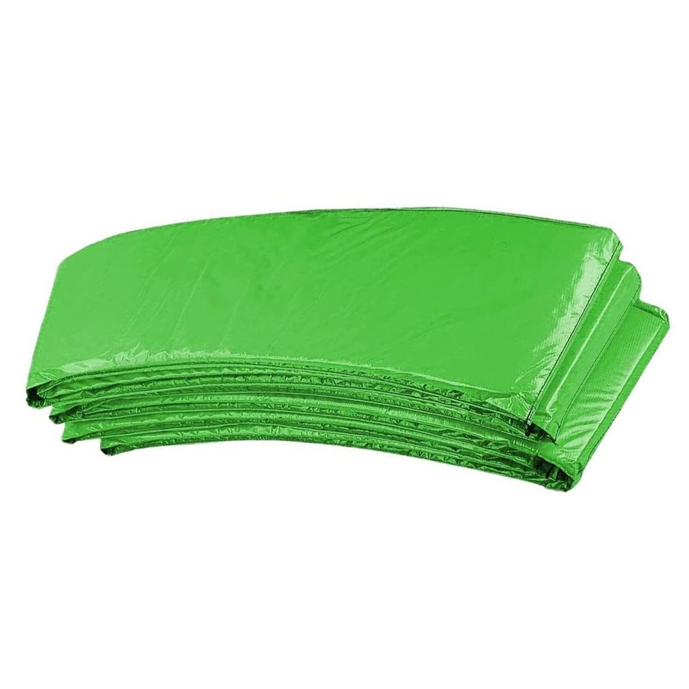 SUOGROLI Safety Spring Cover 6FT-16FT Trampoline Replacement Pad Safe Water Resistant Round Spring Protection Cover,8FT-2.44m,Green