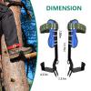 Seprochoo Tree Climbing Gear Climbing Spikes Climbing Gear and Equipment Palm Tree Climbing Harnesses for Logging Hunting Observation Fruit Picking Espuelas Para Subir Arboles (Regular Foot Set) view 2