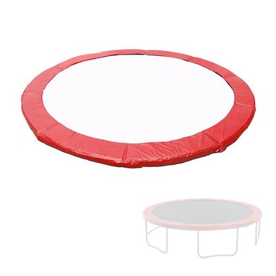 SUOGROLI Replacement Trampoline Pad, 6FT 8FT 10FT 12FT 13FT 14FT 16FT Round Trampoline Spring Cover for Outdoor Trampoline Accessories,12FT,Red