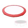SUOGROLI Replacement Trampoline Pad, 6FT 8FT 10FT 12FT 13FT 14FT 16FT Round Trampoline Spring Cover for Outdoor Trampoline Accessories,12FT,Red view 1
