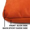 Timtaoth Dual Sided Corn Hole Bags Professional Cornhole Bags Set of 8 Regulation Size Weight Pro Corn Hole Bean Bags Slick and Stick (Turquoise&Orange) view 2