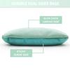 Timtaoth Dual Sided Corn Hole Bags Professional Cornhole Bags Set of 8 Regulation Size Weight Pro Corn Hole Bean Bags Slick and Stick (Turquoise&Orange) view 3