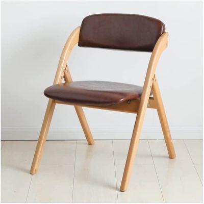 CukUJH Simple Solid Wood Folding Chair Office Chair Computer Chair Back Chair Dining Chair Conference Desk Negotiation Chair