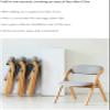 CukUJH Simple Solid Wood Folding Chair Office Chair Computer Chair Back Chair Dining Chair Conference Desk Negotiation Chair view 3