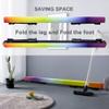 GBVUGY Adjustable&Foldable Gymnastics Balance Beam,6FT/8ft High-Low Level Floor Gymnastic Beam,No Tool Require, Gym Equipment for for Kids Children Girls Home Training (Rainbow, 6FT) view 4