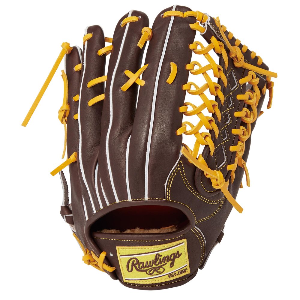 Rawlings Baseball Adult Glove Hard [Outfielder] PRO Preferred - FS Style- GH4PRB88FS Mocha/G Tan Size 12.5" Left Thrower (Right-Handed)