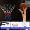 SculPong Basketball Rim Replacement, Wall Hanging Standard 18" Steel Rim with All Weather Net, Wall Mounted Basketball Hoop Indoor Black view 2