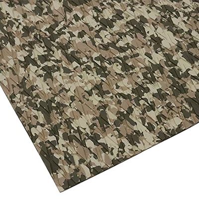 XWZFFAI Classic 95"*23.6" Faux Teak Boat Decking Sheet EVA Foam Flooring Pad Accessories Marine Yacht Swimming Pool Caravans Motorcycle Kayak (Color : Desert Camo)