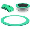 SUOGROLI Replacement Trampoline Safety Pad Mat, Weatherproof Spring Cover Safety Tear Resistant UV Resistant Trampoline Spring Mat,6FT-183cm,Green view 1