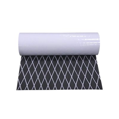 XWZFFAI Classic Boat Accessories EVA Boat Flooring Decking Sheet Non-Slip Bevel Edge EVA Foam Faux Teak Decking Self-Adhesive for Boat Yacht Marine Floor Carpet Outdoor Sports
