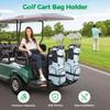 10L0L Universal Golf Cart Rear Seat Bag Holder Compatible with EZGO Club Car Yamaha, Fits Safety Grip Bar Maximum Wide 7in, No Drilling, Space Saving view 3