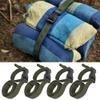 4PCS Backpack Straps, Straps with Buckles Backpack Hip Belt Backpack Straps Replacement Double Safety Buckle Baggage Packing Belt Suitcase Fixed Rope for Outdoor view 4