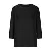 Womens Plus Size Tops Crewneck Eyelet Embroidery Cutout Short Sleeve Tshirts Summer Plain Slim Comfy Button Blouses Eyelet Embroidery Short Sleeve Tops Shirts Solid Retro Plain Holiday T-Shirts Black view 4