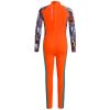 IMEKIS Kids Boys Girls Full Body Wetsuit Rash Guard Long Sleeve One Piece Bathing Suit Swimwear Child Water Sports Diving Surf UPF 50+ Swimsuit with Hat Orange 5-6 Years view 2