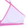 Women's Letter Skull Print Goth Swimsuit 2 Piece Sexy Triangle Bikini Bathing Suit for Rave Festival Halloween Green view 4