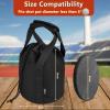 Cosmos Shot Put Bag with Comfortable Handle and Foam Pad, Portable Shot Put Ball Carry Bag for Carrying Single Ball from 6 LBS to 16 LBS (Black) view 2