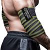 Elbow Wraps for Weightlifting (1 Pair), 47" Elastic Elbows Support & Compression Powerlifting, Fitness, Cross Training & Gym Workout - Elbow Straps for Weight Lifting view 1