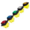 EAMOM 5pcs 250VAC KCD4 201 Waterproof 203 Rocker Switch DPST 4pin on 12V 220V LED (Color : Red, Size : 16A-12V) view 2
