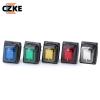 EAMOM 5pcs 250VAC KCD4 201 Waterproof 203 Rocker Switch DPST 4pin on 12V 220V LED (Color : Red, Size : 16A-12V) view 3