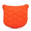 BAIRBRE Golf Putter Covers,Mallet Putter Cover Mallet Putter Haedcovers Leather Golf Club Covers Putter Headcover Magic Tape Closure for Scotty Cameron Taylormade Titleist Odyssey (Orange) view 1