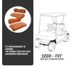 HANGKUNNEE Golf Cart Seat Covers for EZGO TXT 1994-2013 OEM Ordinary Seat,EZGO TXT Seat Covers Front and Rear -Thick Vinyl Leather Custom Comfortable/Anti-Scratch/Anti-Fading/Easy to Install view 2