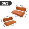 HANGKUNNEE Golf Cart Seat Covers for EZGO TXT 1994-2013 OEM Ordinary Seat,EZGO TXT Seat Covers Front and Rear -Thick Vinyl Leather Custom Comfortable/Anti-Scratch/Anti-Fading/Easy to Install view 3