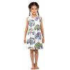 Aflyko Sleeveless Dress for Girl Monster Truck Watercolor Casual Dress Loose Fit Sundress Summer Infant Tank Playwear Dance Dress Cute Kiddo Outfit 4T view 2