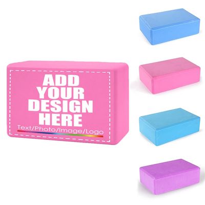 Custom Name Yoga Block,EVA Foam Yoga Blocks,Supportive Yoga Brick,Balance Foam for Stretching,Pilates and Workout