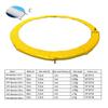 SUOGROLI Trampoline Safety Pad 6Ft 8Ft 10Ft 12Ft 14Ft 15Ft 16Ft, PVC Replacement Trampoline Protection Mat for Round Trampoline,14FT,Yellow view 3